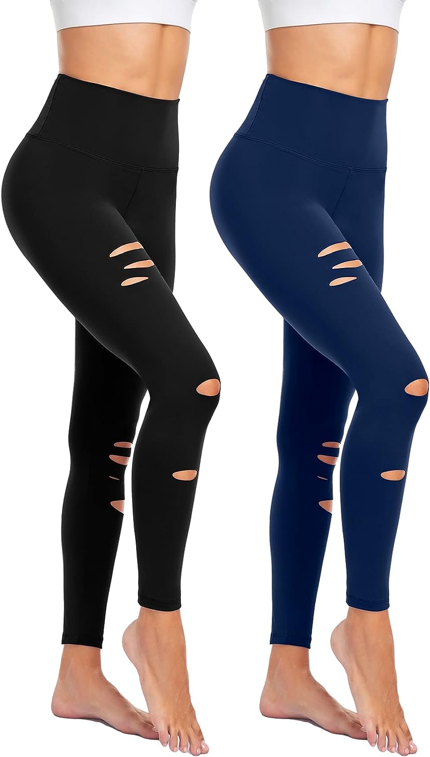 CTHH Leggings for Women Tummy Control-High Waisted Non See Through Black  Soft Workout Yoga Pants