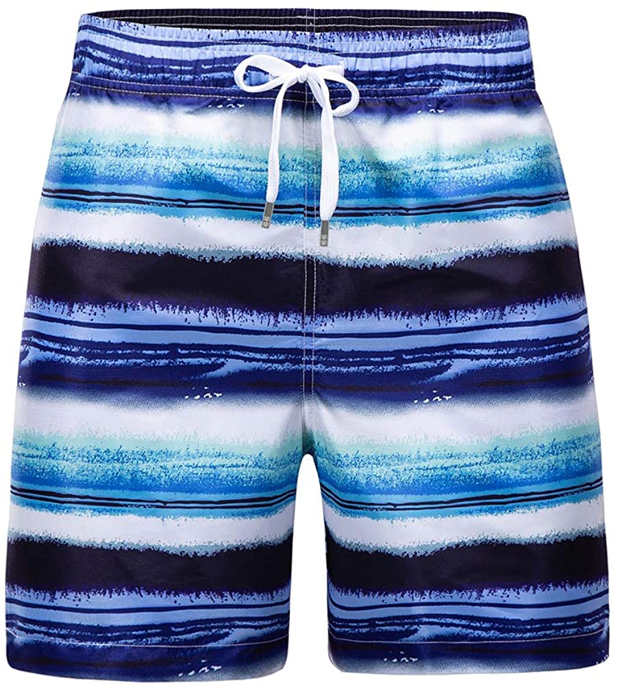 KGKE Men's Swim Trunks Big Size Quick Dry Fashion Print Swim Trunks and Beach Shorts Surf Shorts