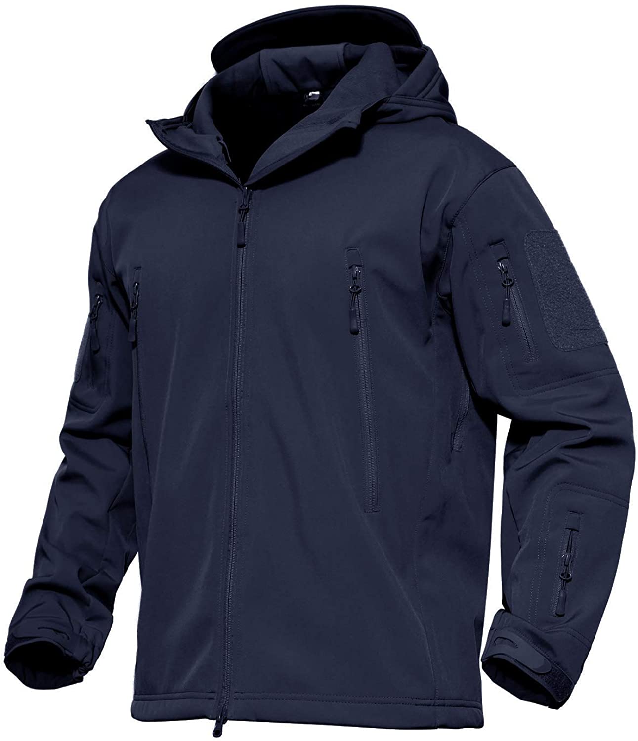 MAGCOMSEN Men's Winter Coats Water Resistant Snow Ski Jacket Fleece Lined Parka 4 Pockets 