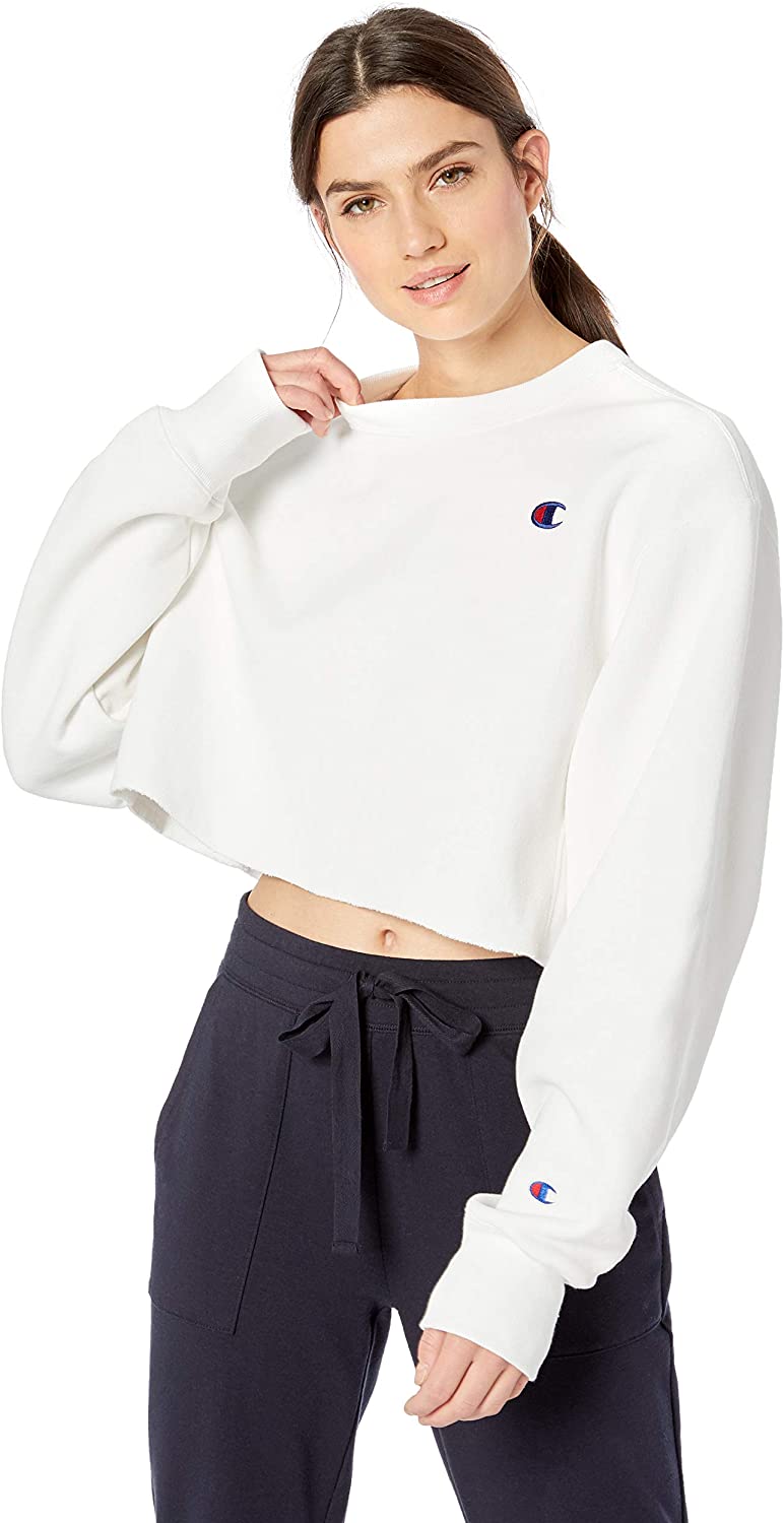 champion life women's reverse weave crew