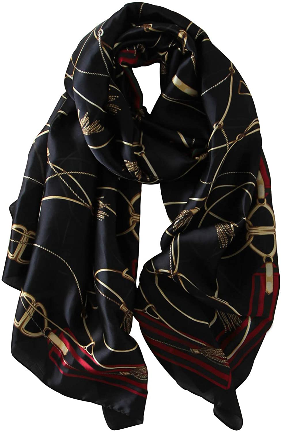 Cuddle Dreams Women's Silk Scarves for Winter, 100% Mulberry Silk Brushed, Luxuriously Soft & Warm, Decent Box Packed