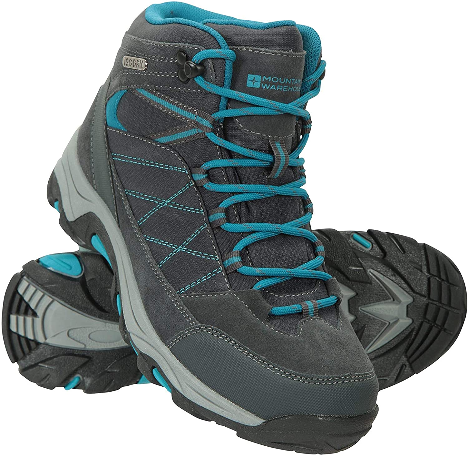 Mountain Warehouse Womens Waterproof&Breathable Boots with Nubuck Leather Upper 