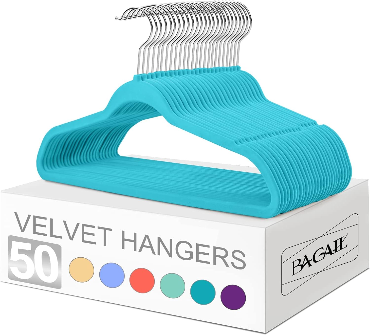Velvet Clothes Hangers Non-Slip: Space-Saving Lot of 12