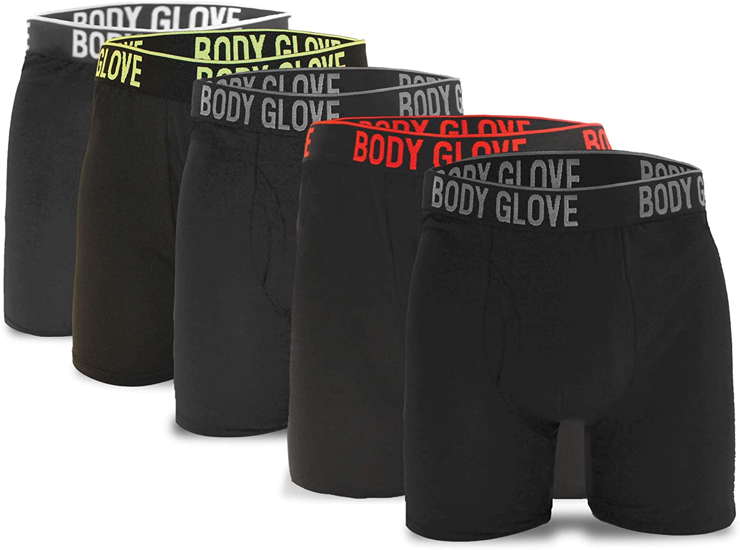 Body Glove Mens Boxer Briefs, Dry Fit Performance Underwear