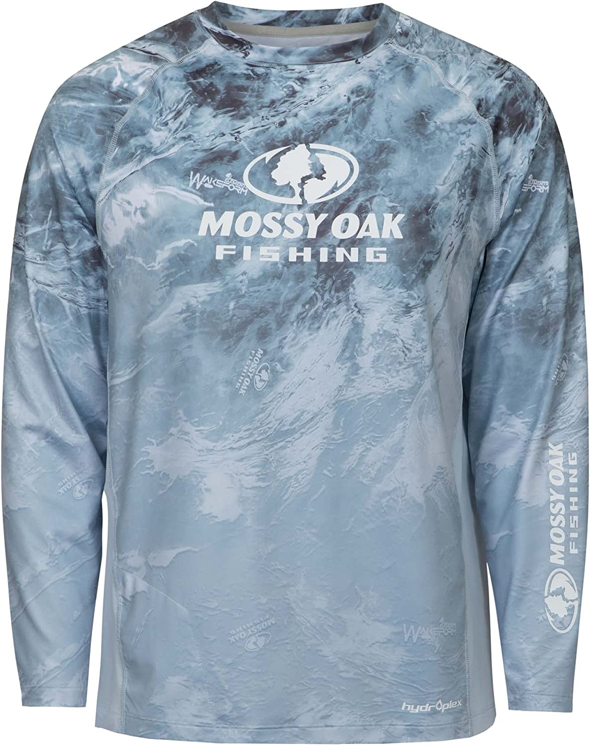 Mossy Oak Men's Fishing Shirts Long Sleeve with 40+ UPF Sun