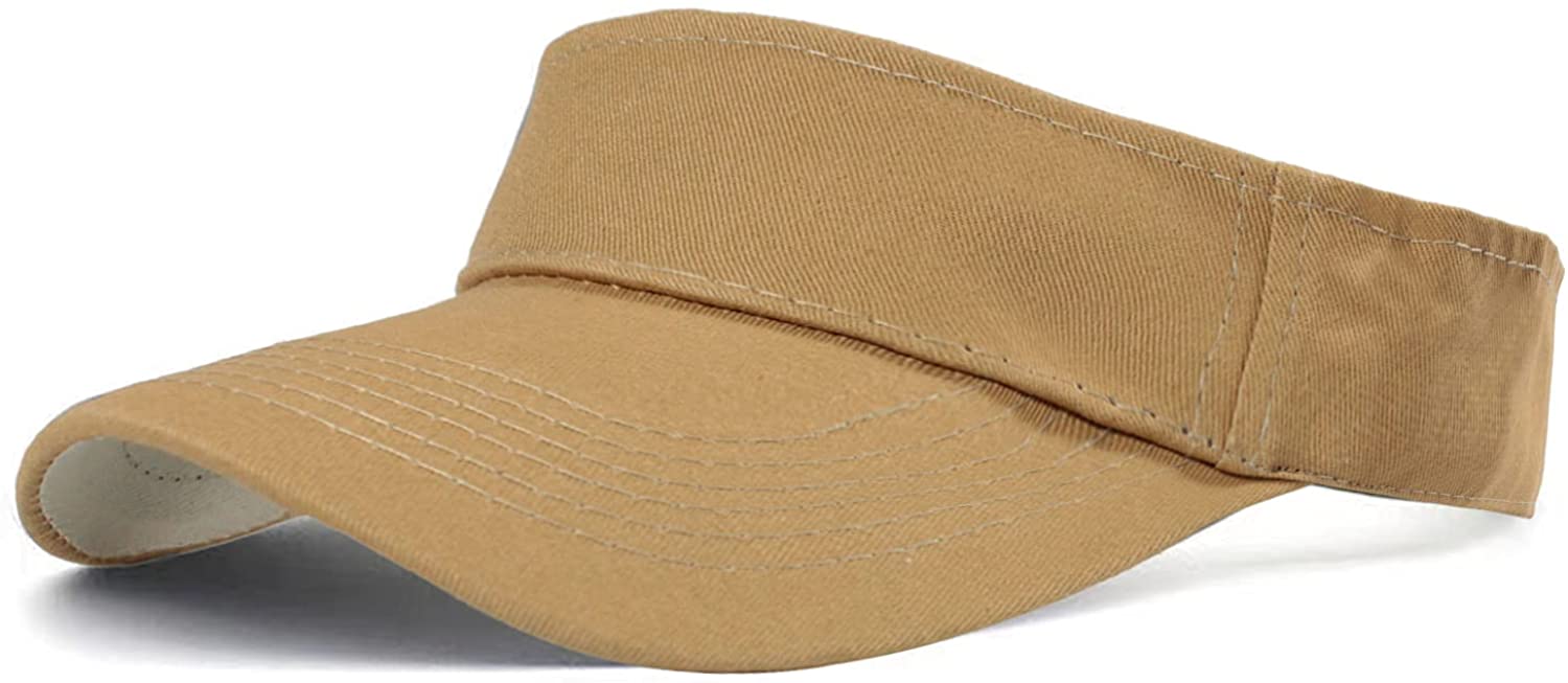 HH HOFNEN Sports Sun Visor Hats Cotton Twill Ball Adjustable Sun Caps for  Men Wo