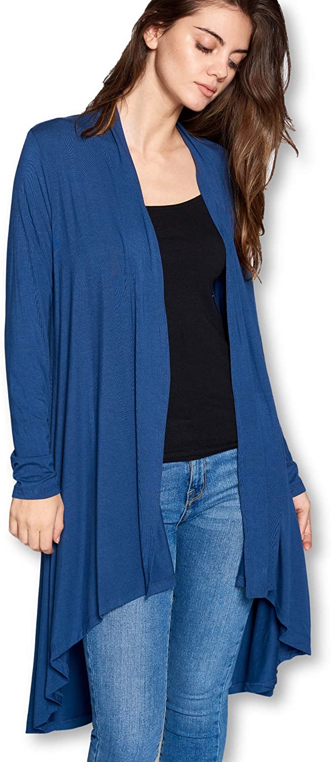 Women's Long Duster Open Front Cardigan