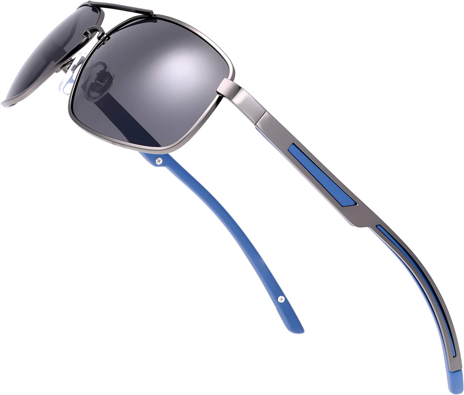 The Fresh Classic Retro Metal Frame Polarized Sunglasses Rectangular Sun  Glasses