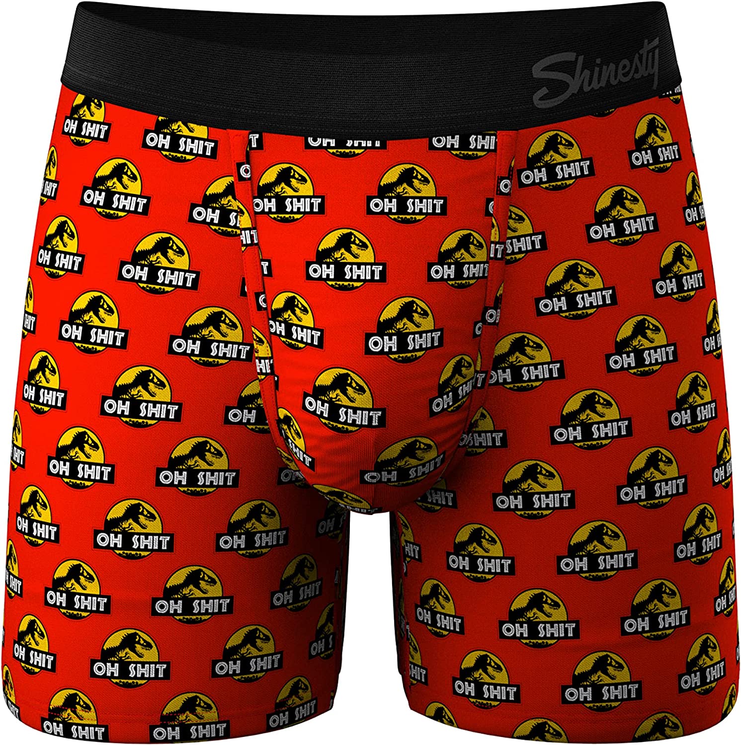 Shinesty Ball Hammock Mens Boxers with Ball Pouch, Mens Long Boxer Briefs