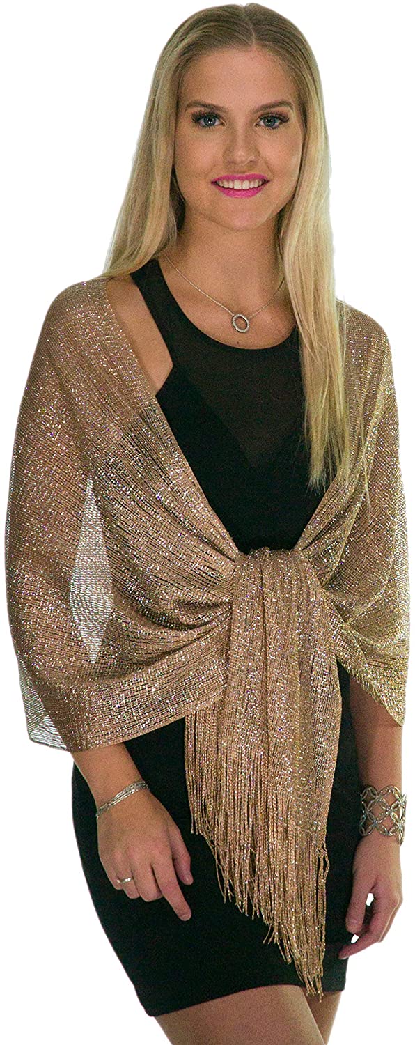 Black/Golden Single discount 90% WOMEN FASHION Accessories Shawl Golden NoName shawl 