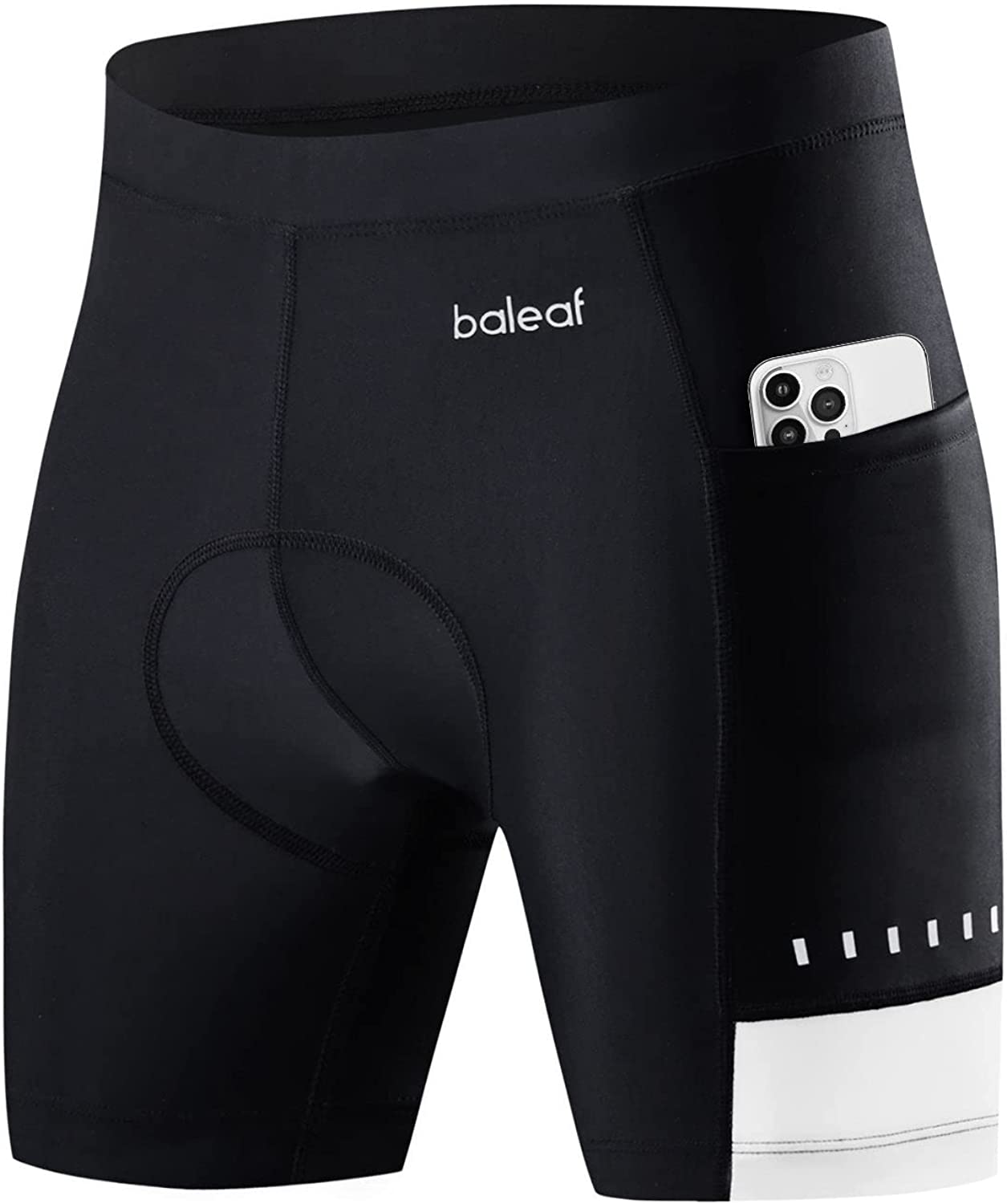  BALEAF Men's Bike Shorts with 4D Padding Cycling