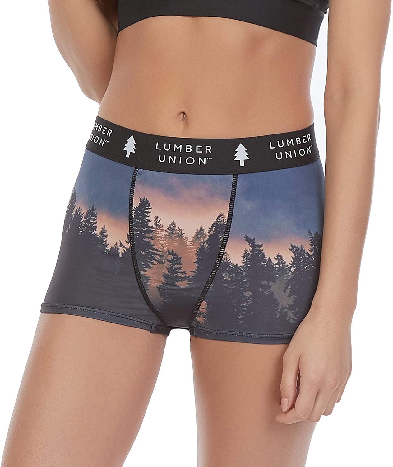 Women's Soft Spandex High Waisted Boyshort Plaid Underwear – LumberUnion