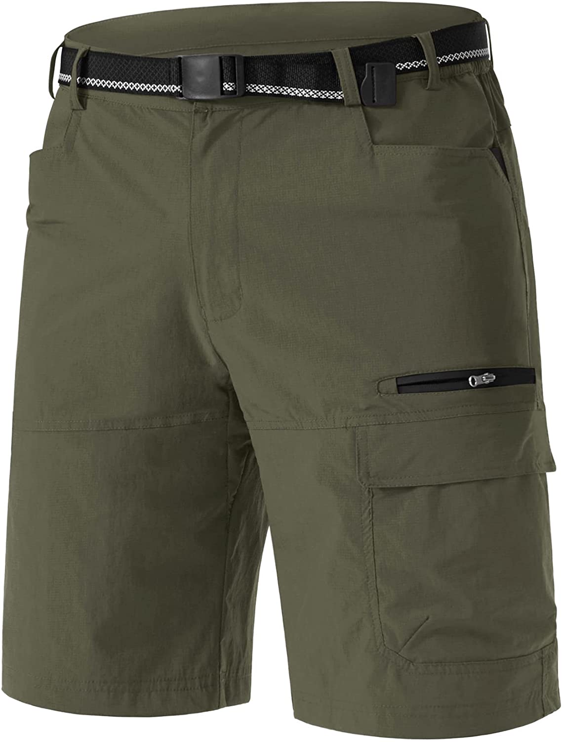 TACVASEN Men's Summer Outdoor Shorts Quick Dry Cargo Casual Hiking Shorts 