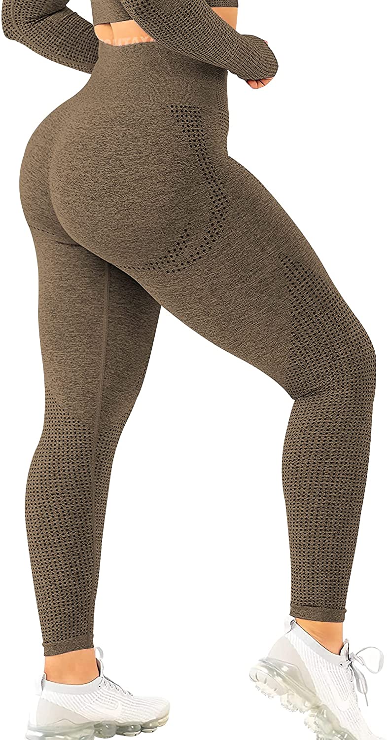 TSUTAYA Yoga Pants High Waisted Leggings for Women Gym Active