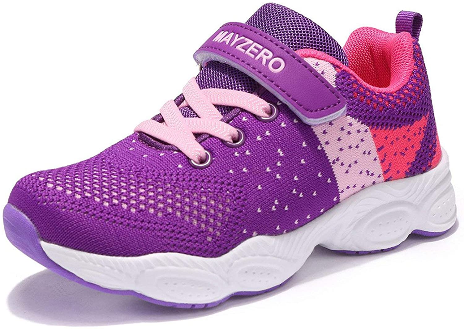 MAYZERO Kids Tennis Shoes Breathable Running Shoes Lightweight Athletic Shoes Walking Shoes Fashion Sneakers for Boys and Girls 