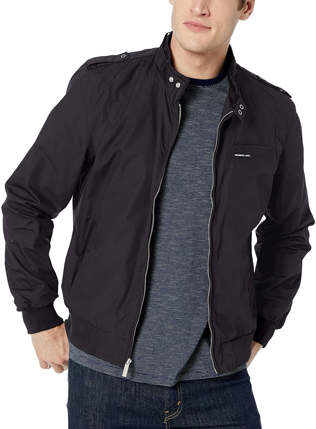 Members Only mens Original Iconic Racer Jacket