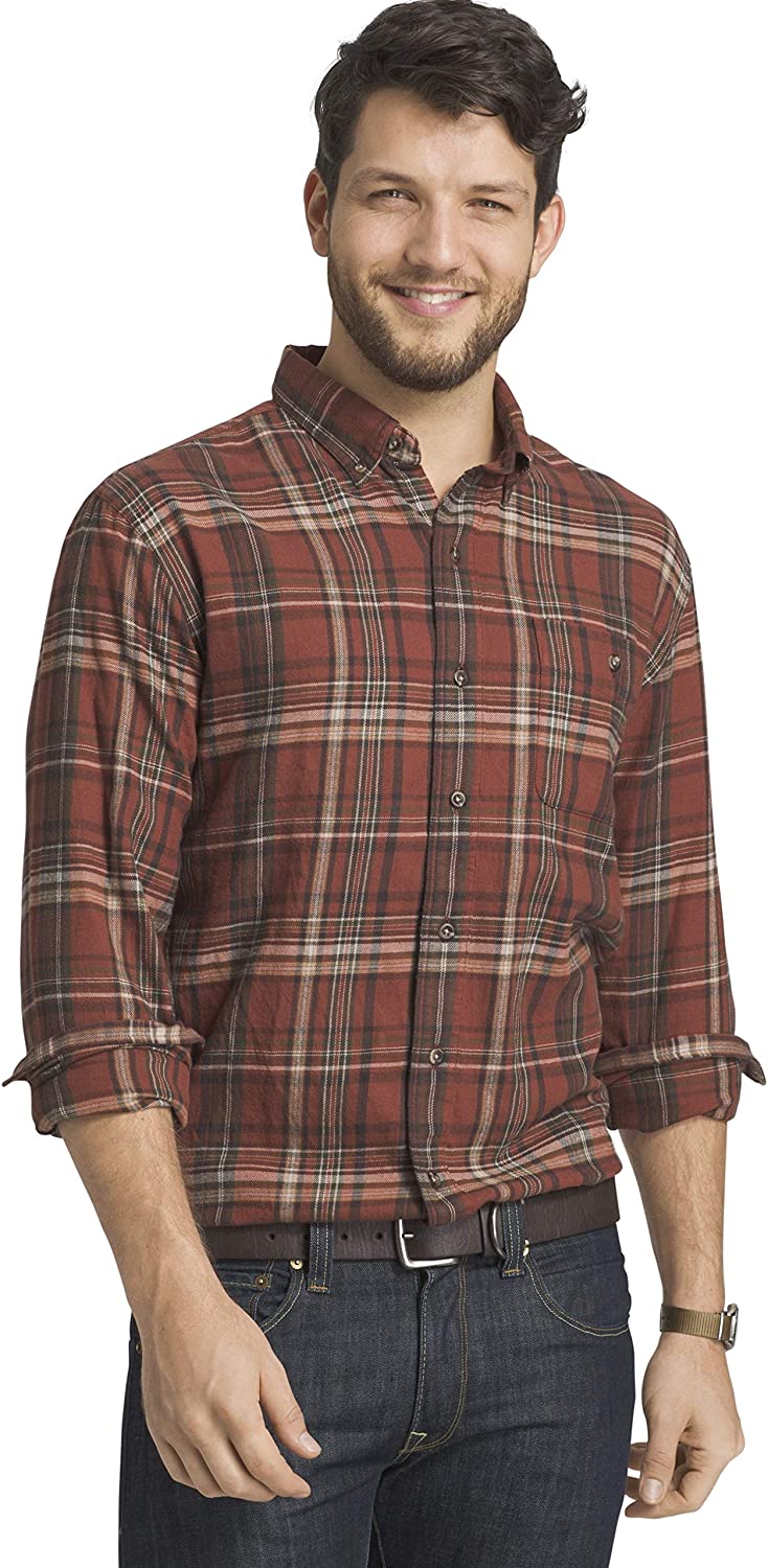 G.H. Bass & Co. Men's Fireside Flannels Long Sleeve