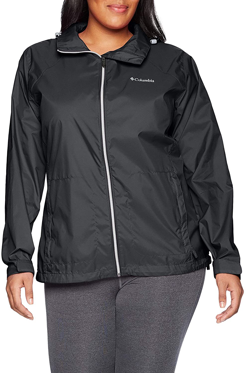 Lagoon Columbia Womens Switchback III Adjustable Waterproof Rain Jacket X-Large