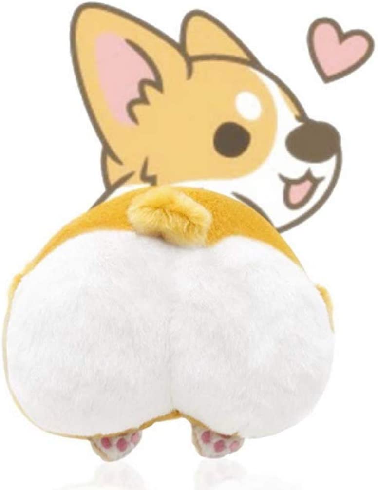 cute funny corgi dog butt plush pillows soft toys