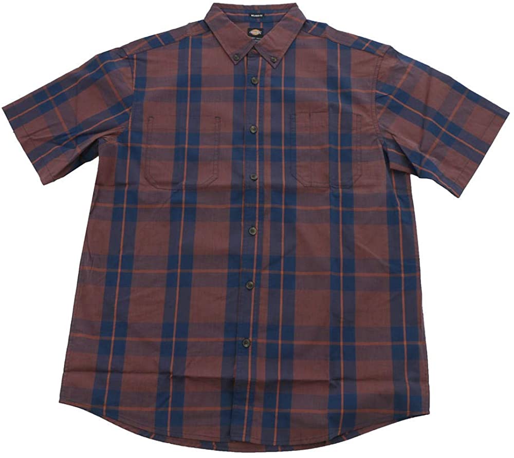 Dickies Men's Short Sleeve Flex Woven Shirt Relaxed Fit | eBay
