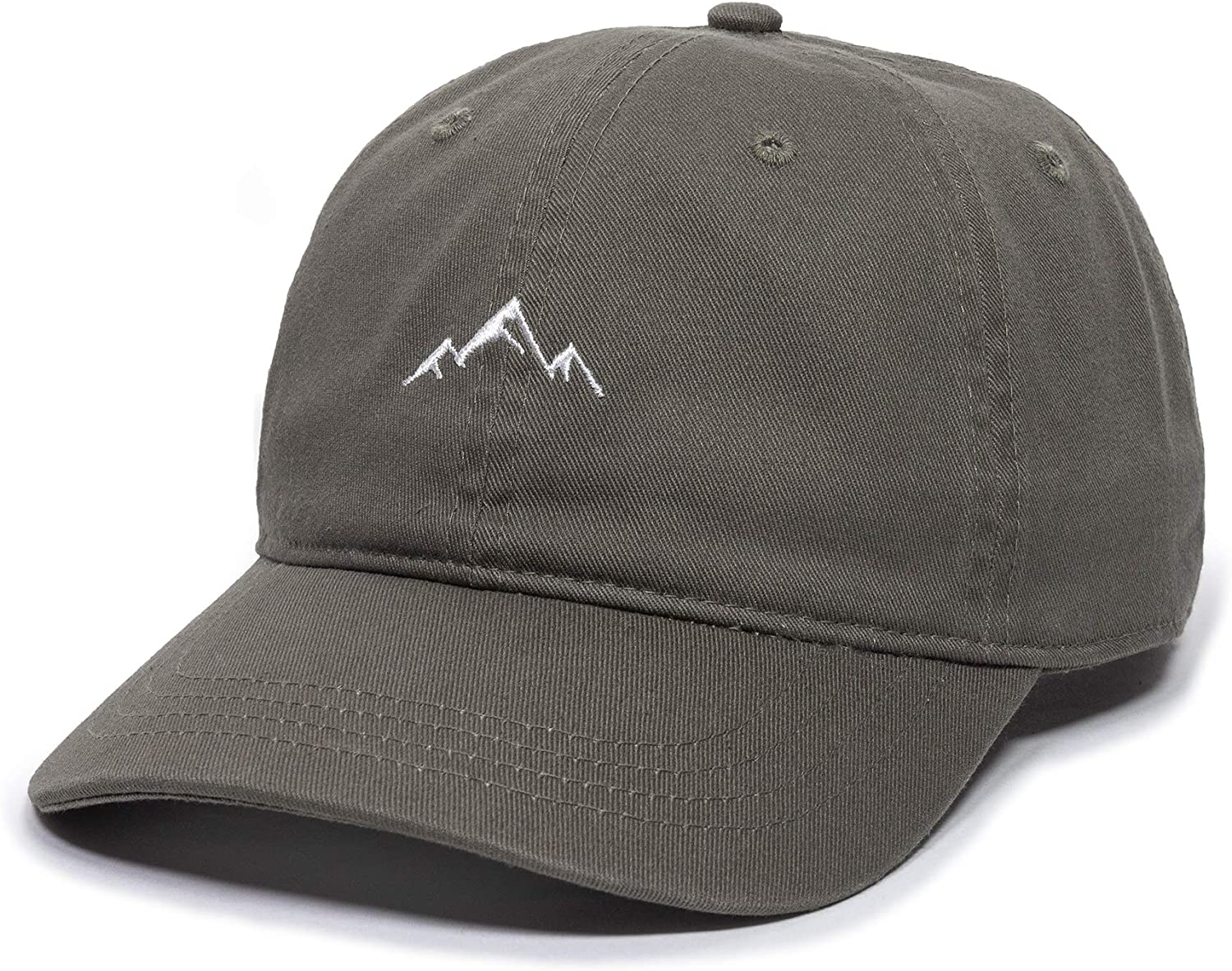 Outdoor Cap Mountain Dad Hat - Unstructured Soft Cotton, Charcoal