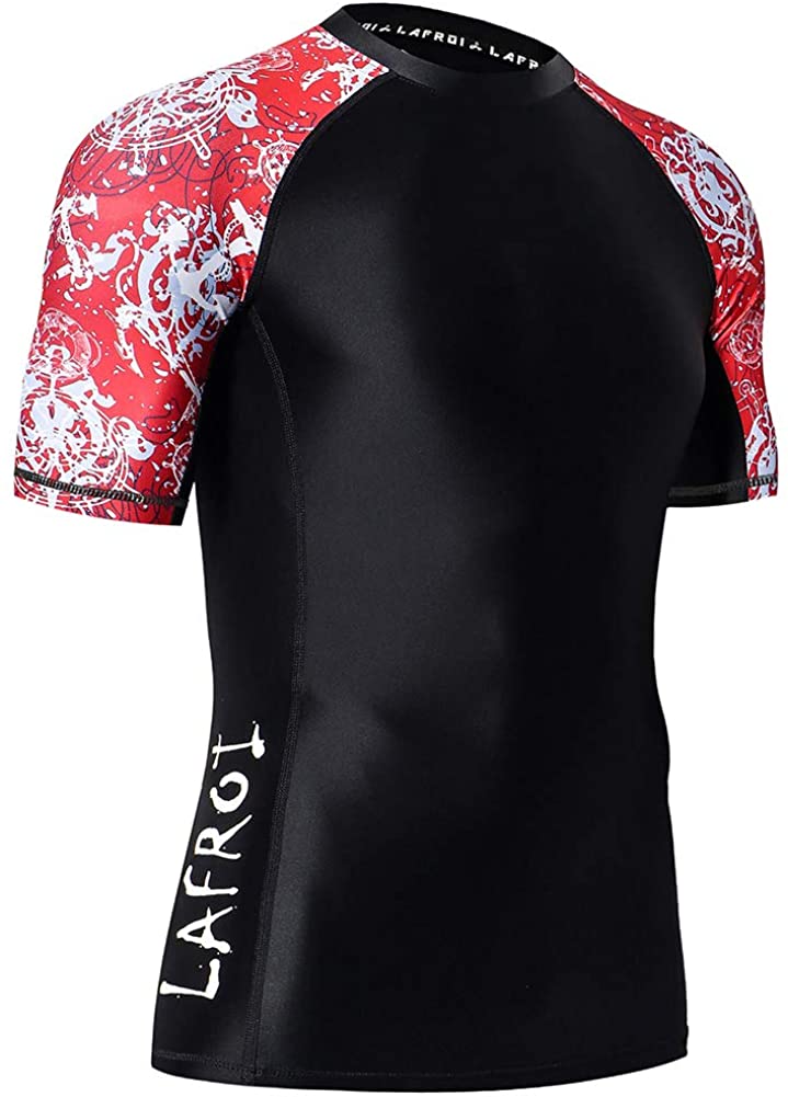 LAFROI Men's Short Sleeve Bjj Rashguard – drakonfightwear