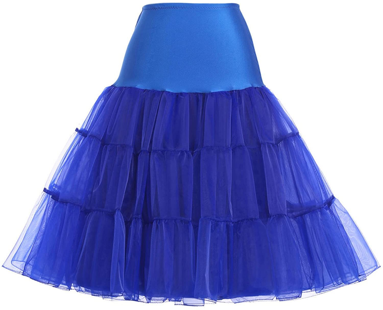 GRACE KARIN 50s Petticoat Skirt Rockabilly Dress Crinoline Tutu Underskirts for Women