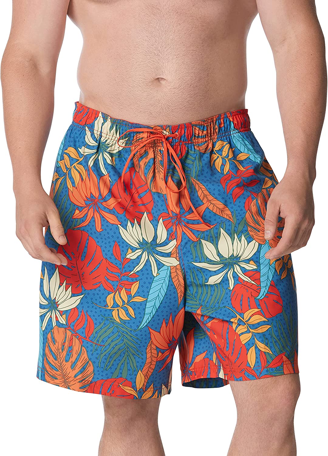 Choose SZ/color Details about   Speedo Men's Swim Trunk Big and Tall Redondo 