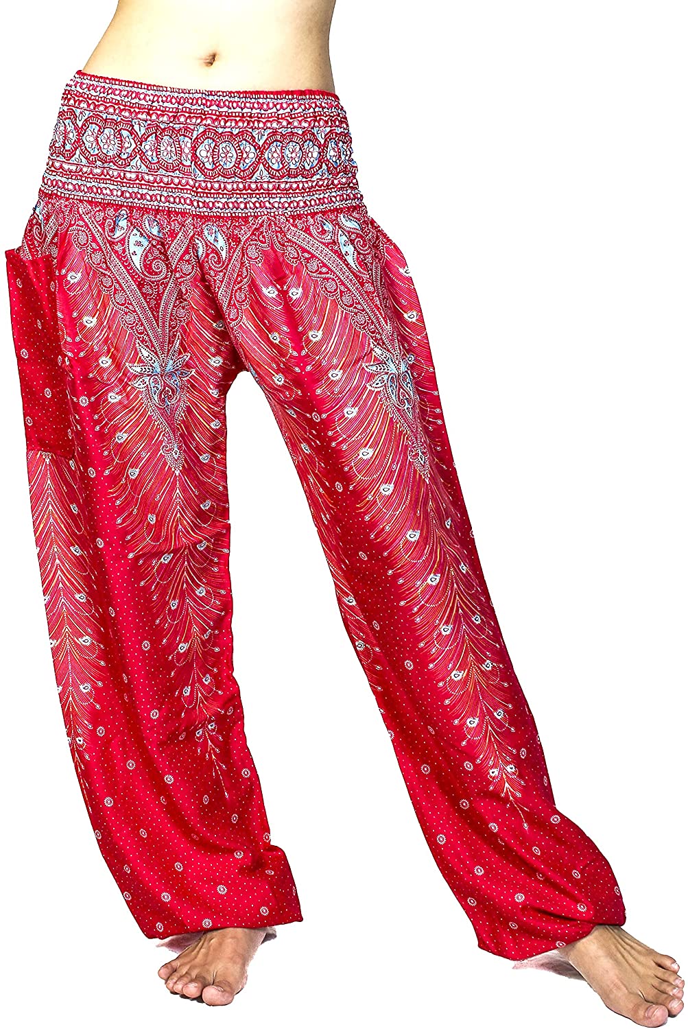 Cotton Rose, Buddha Pants for Women, Genie Pants, Gypsy Pants