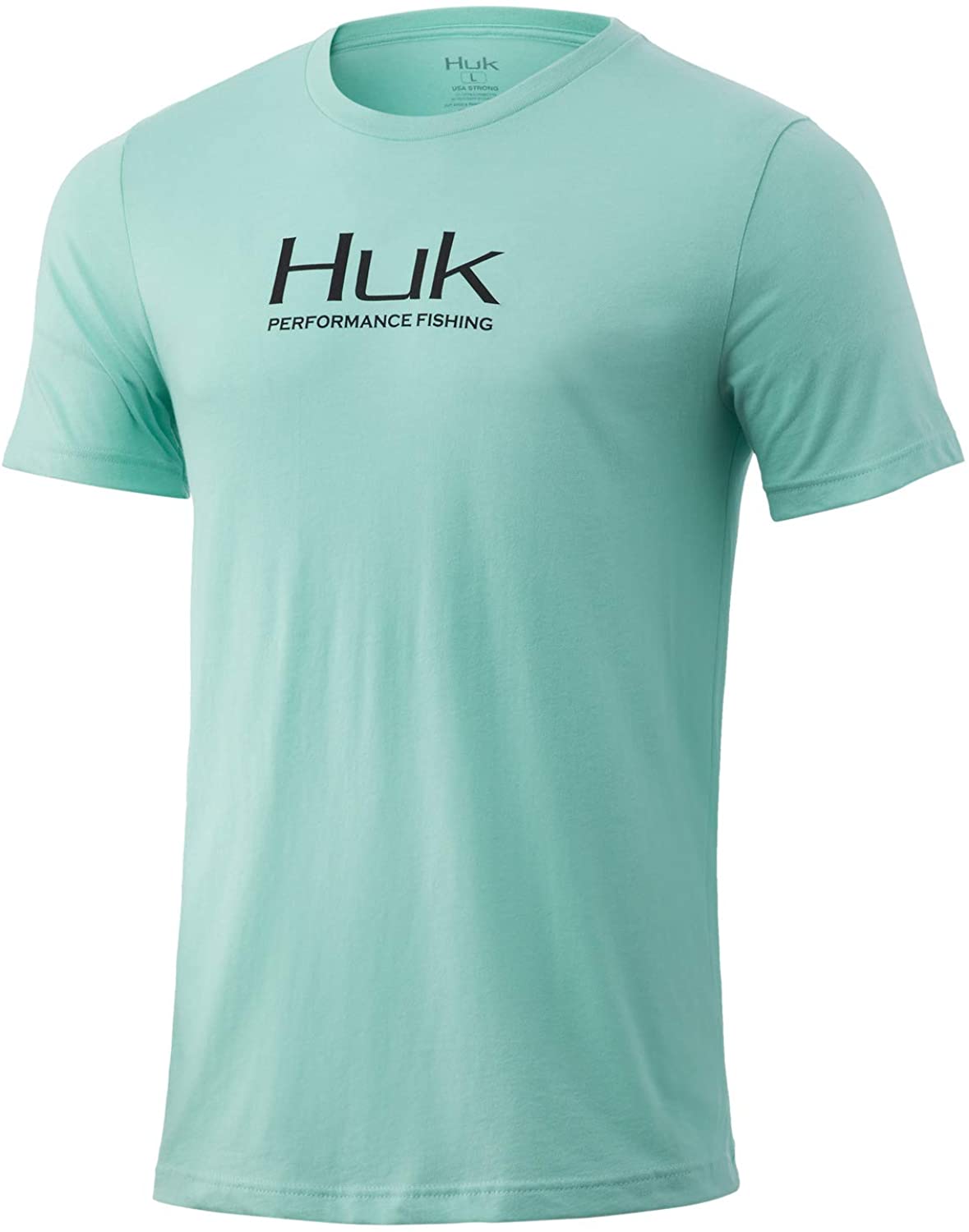 HUK Men's Performance Fishing Logo Tee-Short Sleeve, Quick-Dry