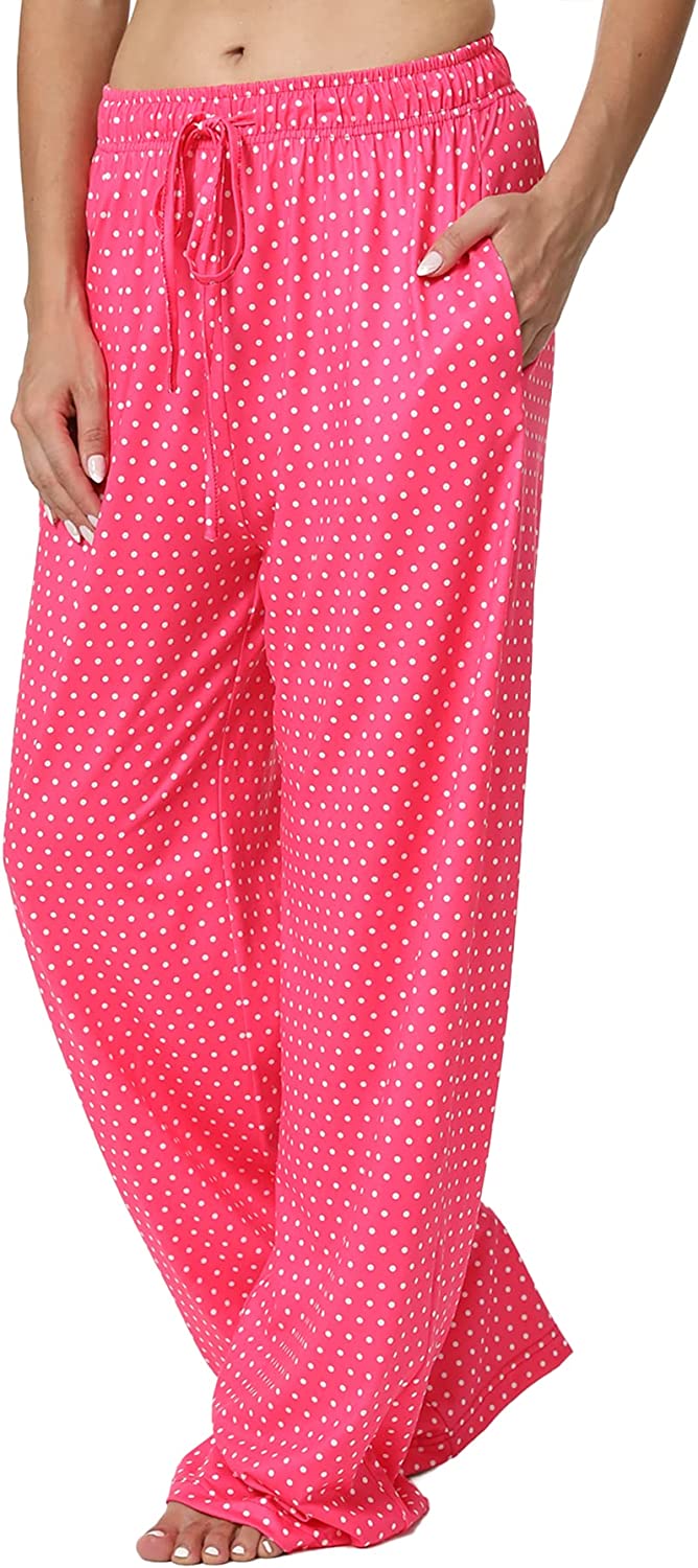 X-Image Women Comfy Casual Pajama Pants with Pockets & Drawstring