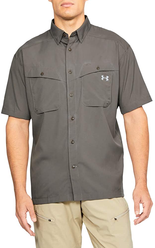 712 /Graphite Under Armour Mens Tide Chaser Short Sleeve Shirt Lumos Lime Small