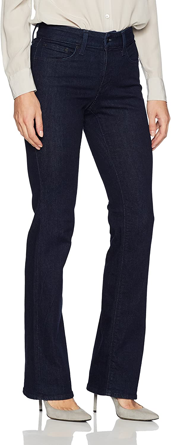 Pre-owned Nydj Womens Barbara Boot-cut Jeans In Rinse