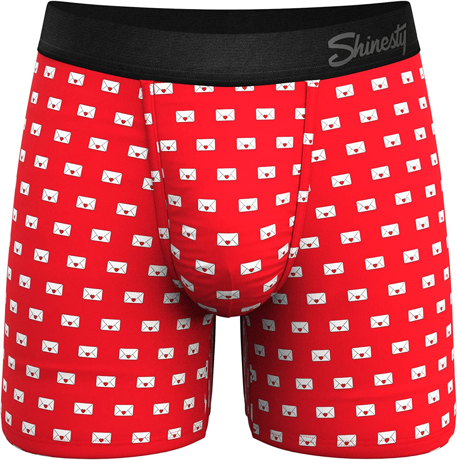 Shinesty Men's Pouch Boxer Briefs - Micro Modal Ball Hammock Underwear with  Fly