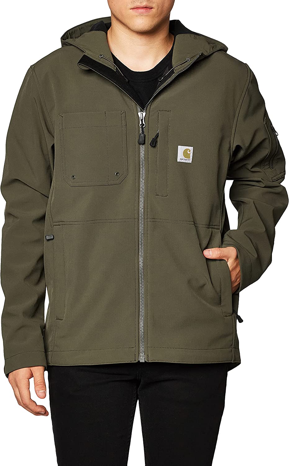 Carhartt Men's Hooded Rough Cut Jacket (Regular and Big & Tall Sizes)