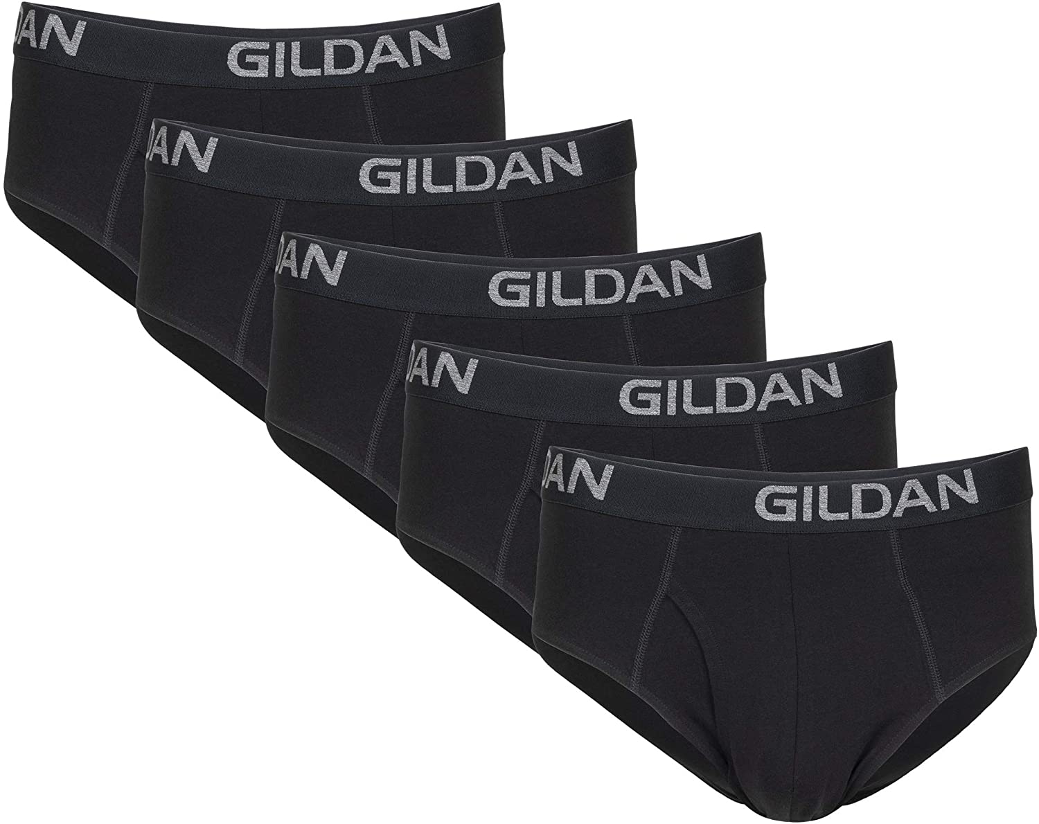 Gildan Men's Cotton Stretch Briefs, 5-Pack