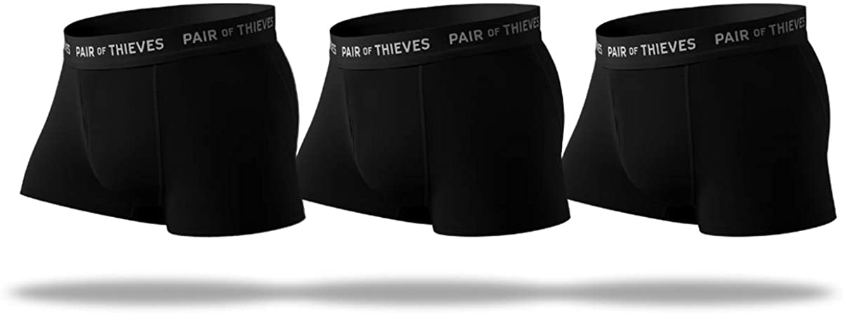 Pair of Thieves Super Fit Men's Trunks, 3 Pack Underwear, AMZ Exclusive