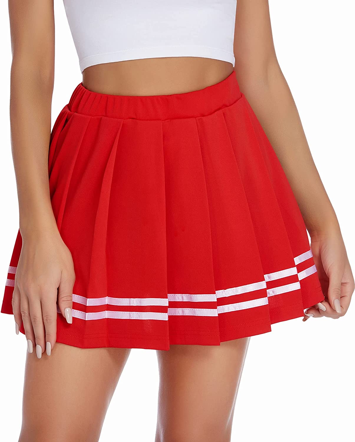 Avidlove Womens Pleated Skirt School Uniform Skirt Mini Skirt