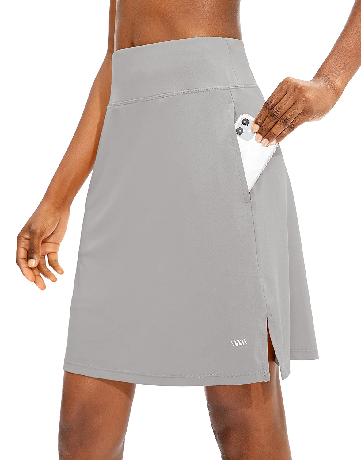 Viodia Women's 20 Knee Length Skorts Skirts UPF50+ Athletic Tennis Golf  Skirt f