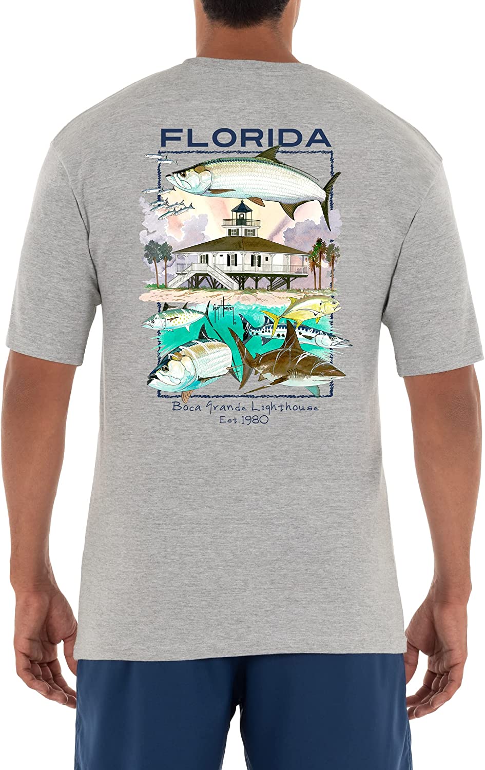 Men's Retro New Jersey Short Sleeve T-Shirt – Guy Harvey