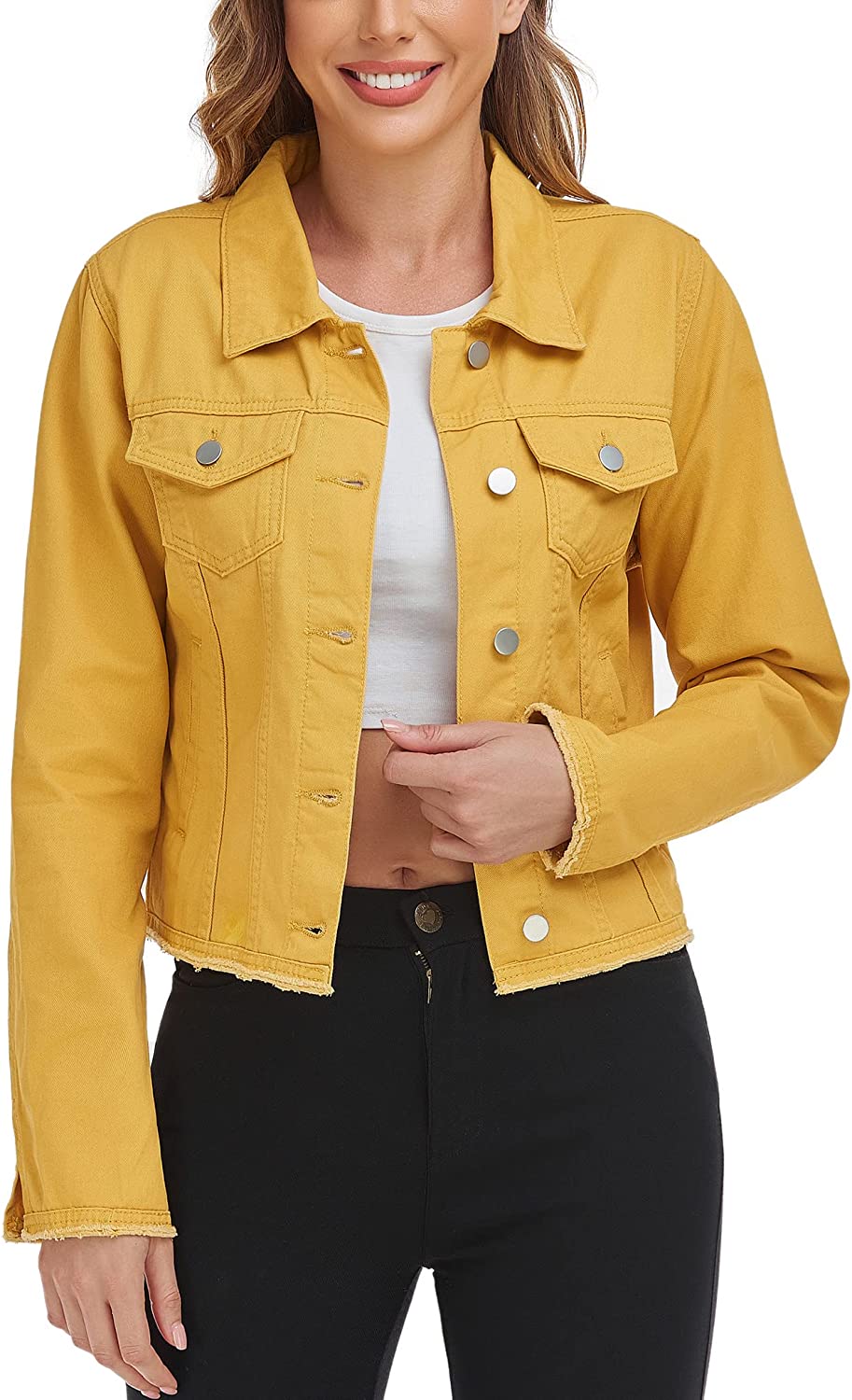 VOXATI Full Sleeve Solid Women Denim Jacket - Buy VOXATI Full Sleeve Solid Women  Denim Jacket Online at Best Prices in India | Flipkart.com