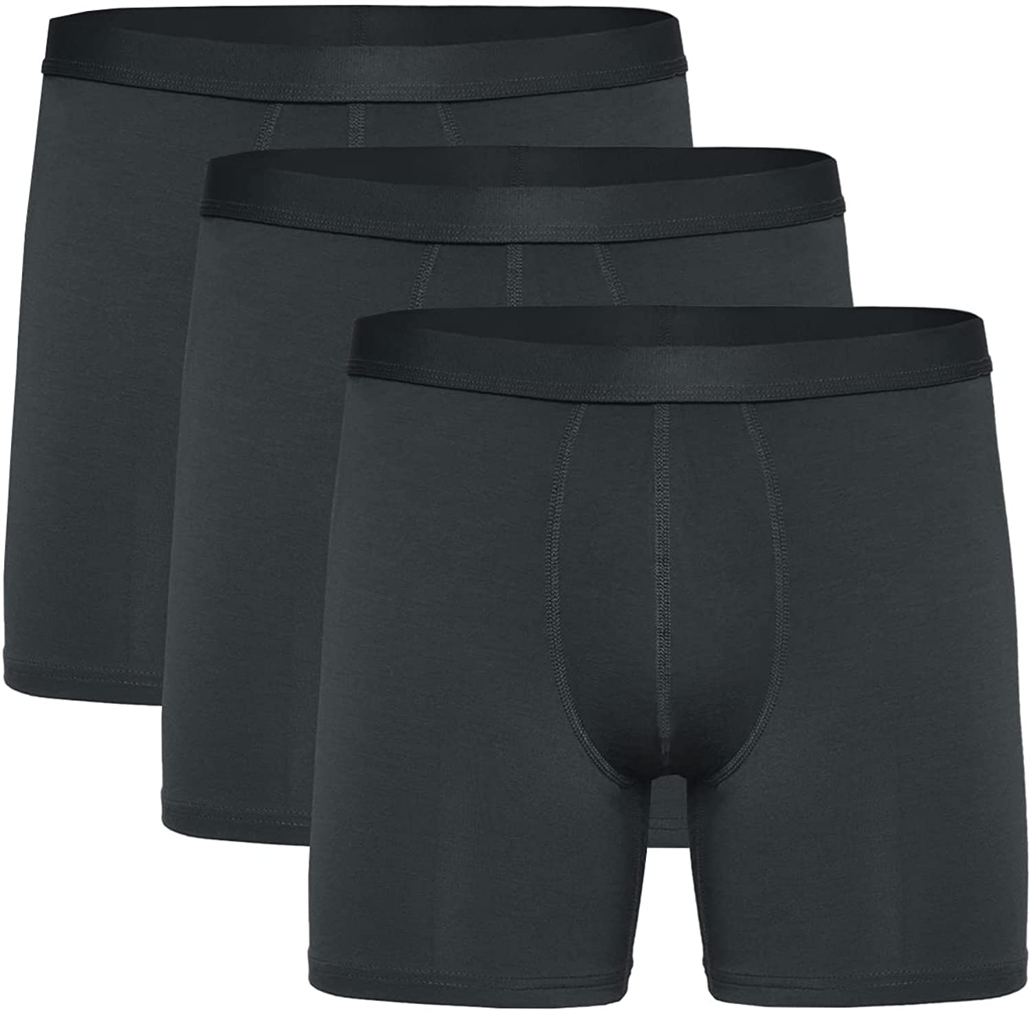 True Classic Men's Underwear Boxer Briefs, Ultra-Soft, Modern Fit (3 Pack)