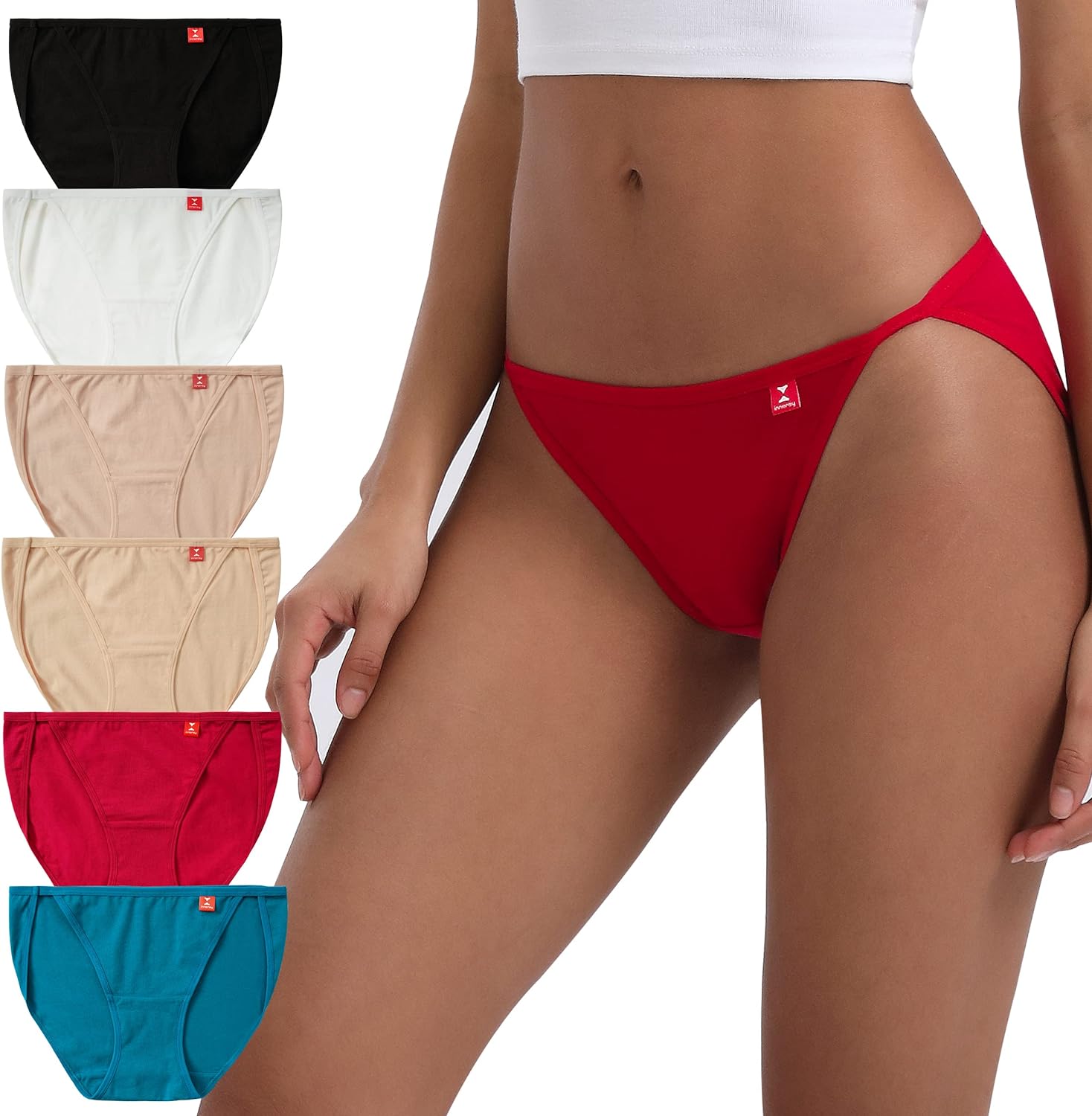 Buy INNERSY Womens Underwear Sexy Bikini Briefs Ladies High Cut Leg Cotton  Knickers Multipack Online at desertcartIreland