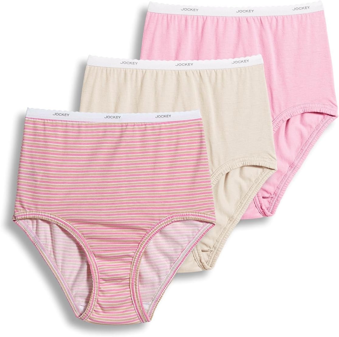 Jockey Women's Underwear Classic Brief - 3 Pack