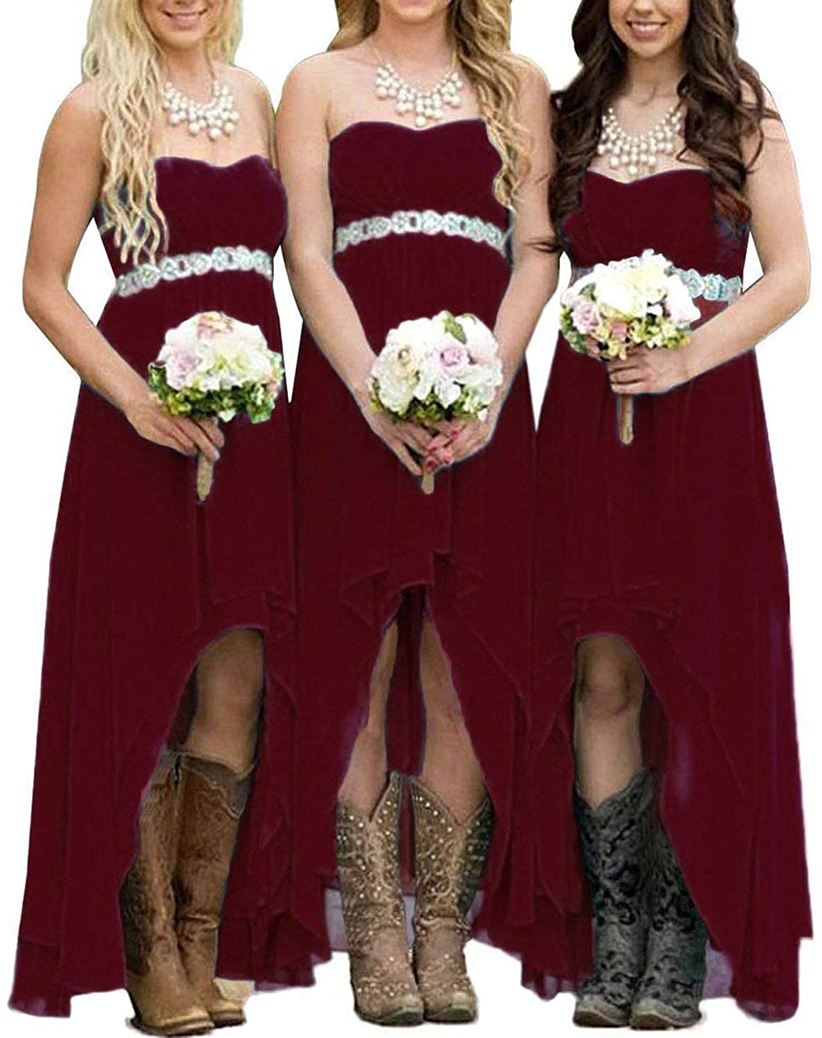 Red Country Wedding Dresses