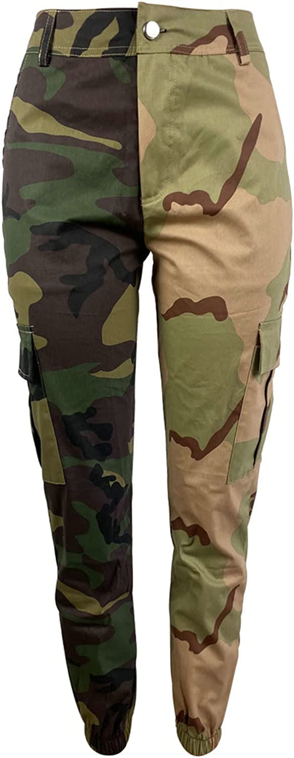 Women's Cotton Casual Military Army Cargo Combat Work Pants with 8
