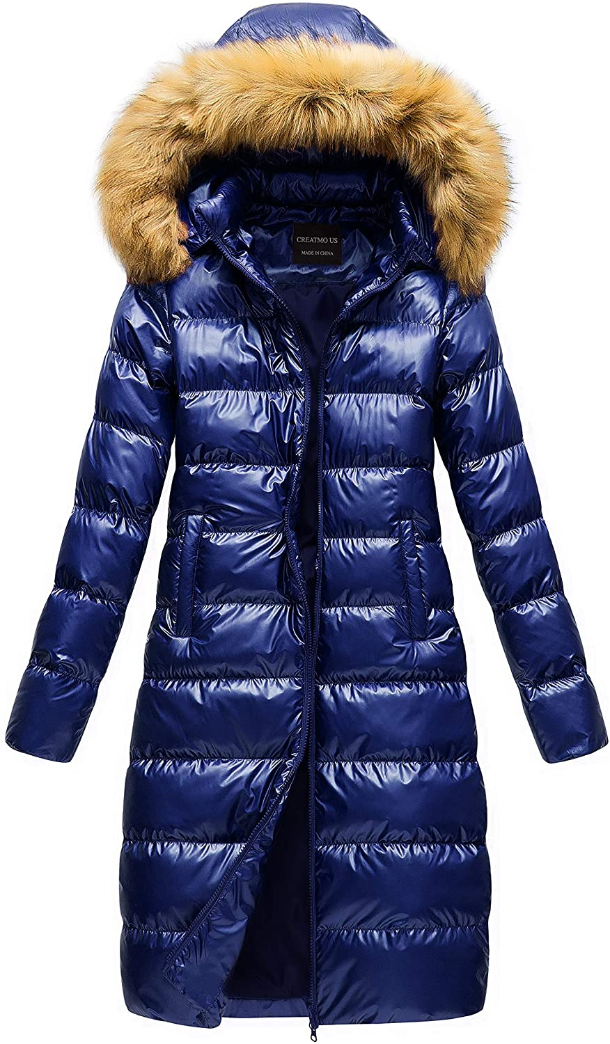  CREATMO US Women's Warm Winter Coat Heavy Puffer